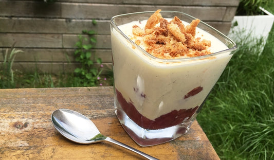 Rhubarb & Elderflower Syllabub