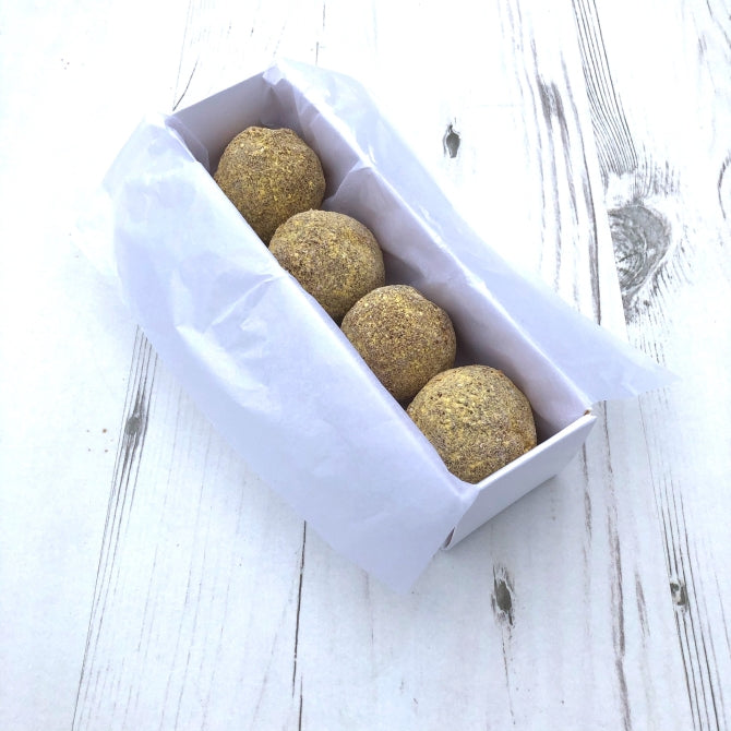 Passionfruit & Milk Chocolate Cake Truffles