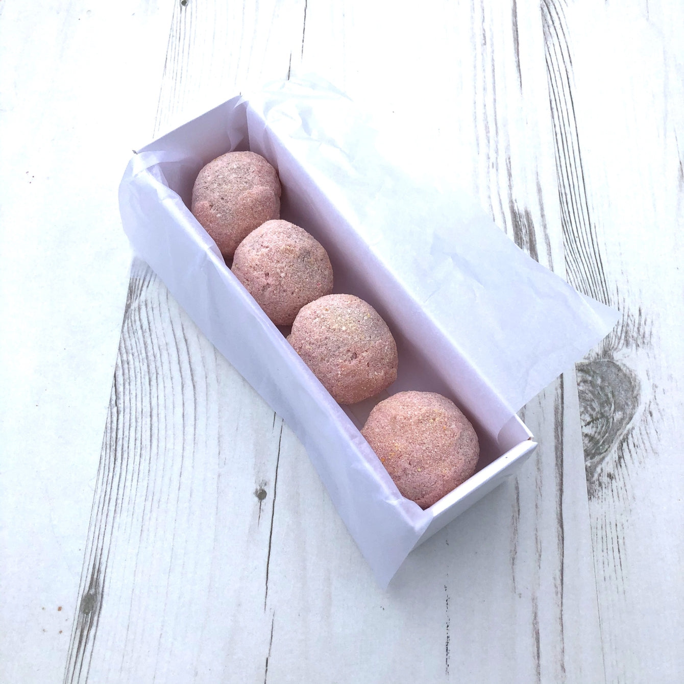 Strawberries & Cream Cake Truffles