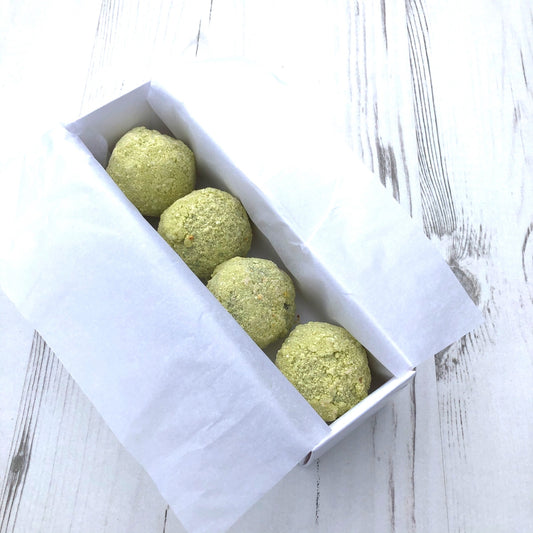 Raspberry & Pistachio Cake Truffles