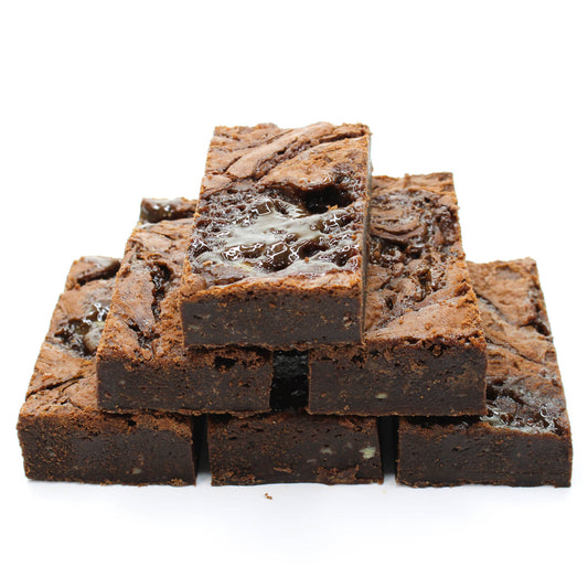 Oozy Salted Caramel Brownies - Box of 6