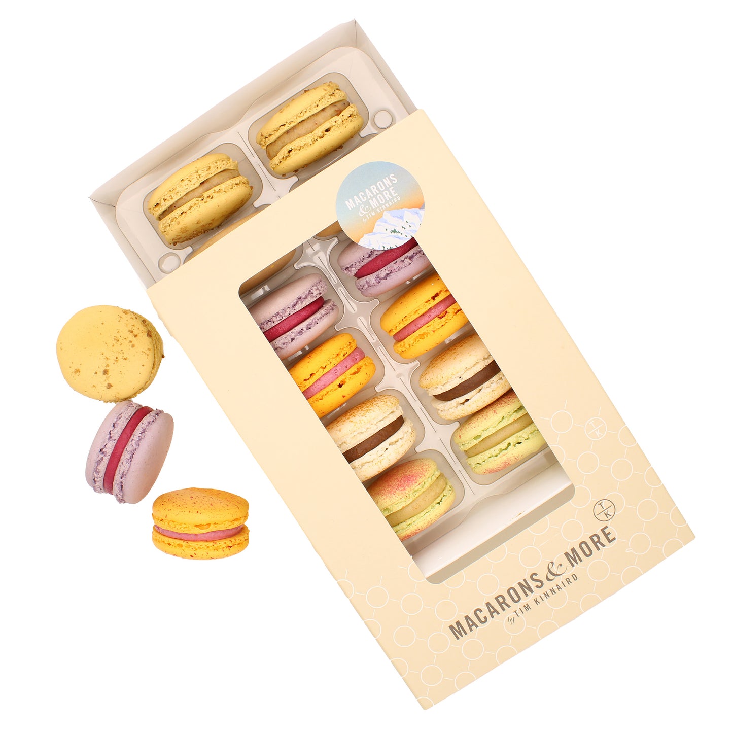 Festive Macaron Selection - Box of 12