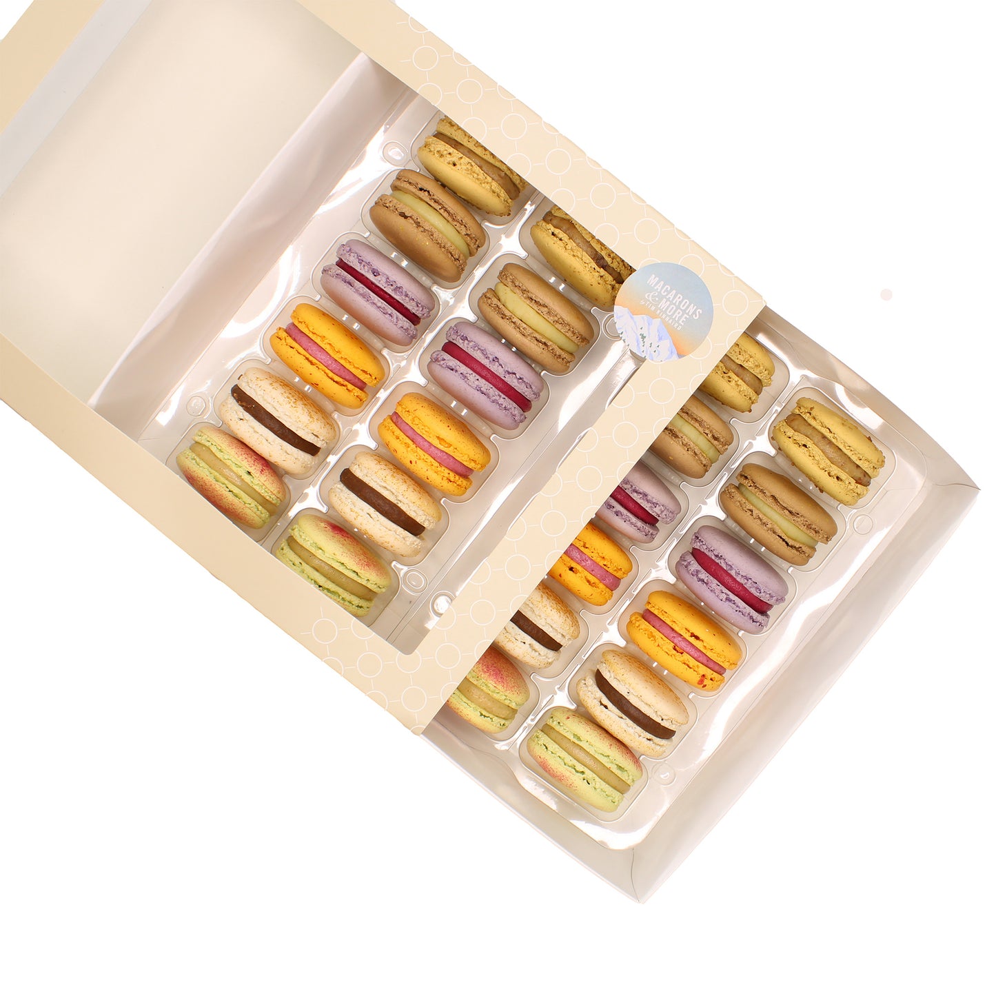 Festive Macaron Selection - Box of 24