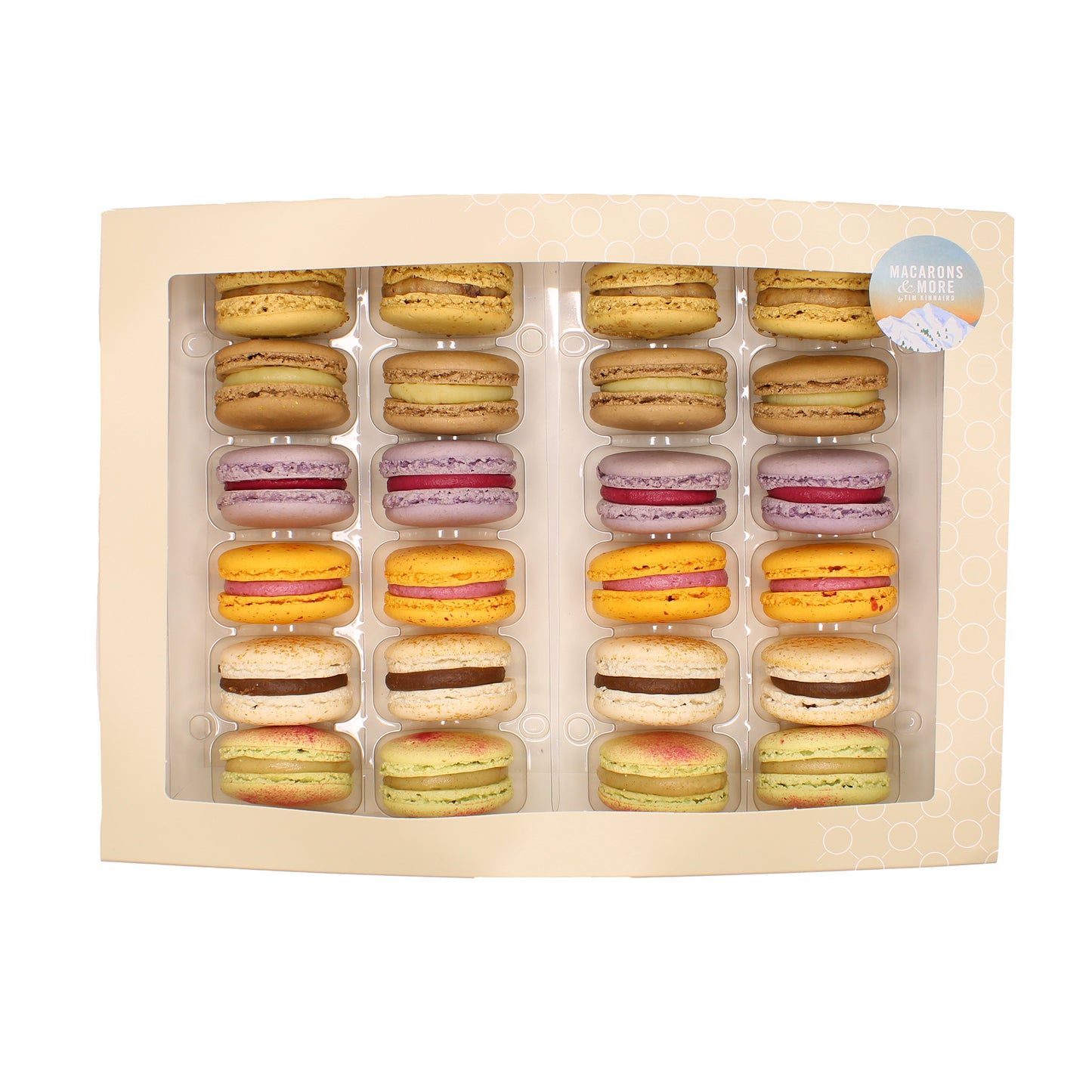 Festive Macaron Selection - Box of 24