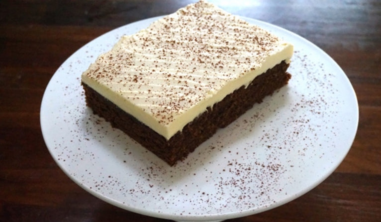 Spiced Gingerbread with Lemon Cream Cheese Frosting - Recipe Image